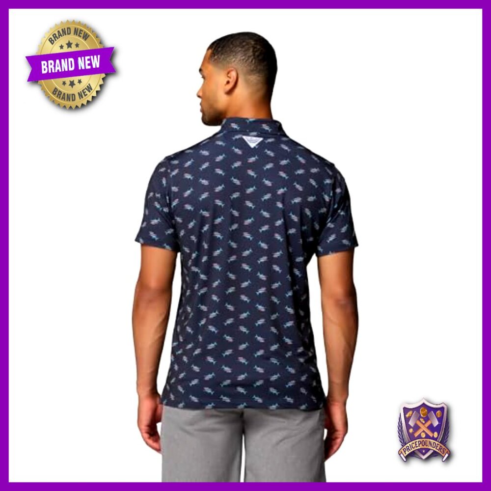 Performance Stretch Polo with Sun Protection & Mo… - image 2